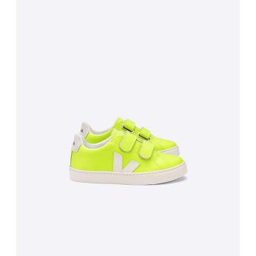 Veja ESPLAR LEATHER Sneakers Kinderen Groen | NL 822VRW